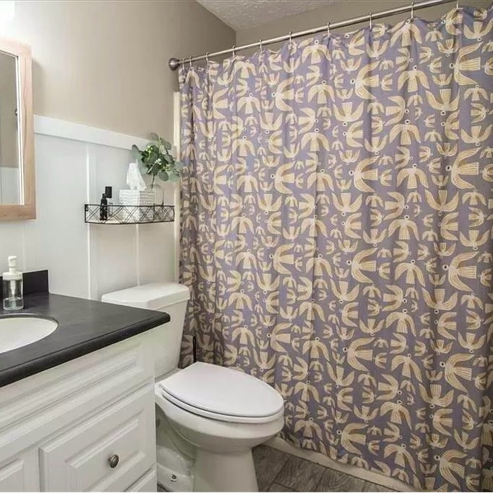 Anthropologie Organic Shower Curtain